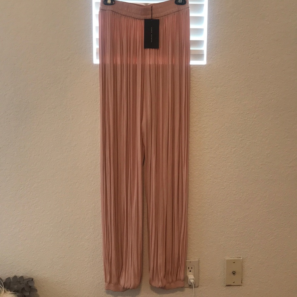 Pleated pants